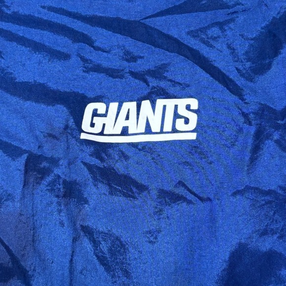 Mitchell & Ness Windbreaker New York Giants Women Large Blue Full Zip NFL Jacket - Picture 6 of 11
